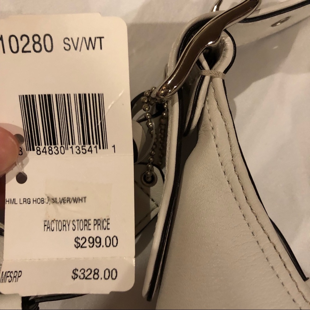 Brand New White Coach Purse - Picture 4 of 6